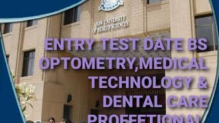 DOW UNIVERSITY ENTRY TEST EXAMINATION BS OPTOMETRYMEDICAL TECHNOLOGYDENTAL CARE PROFESSIONAL [upl. by Atte]