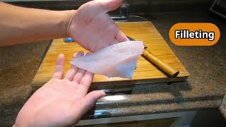 How to fillet Rock Fish  Japanese Way by Sushi Chef [upl. by Netsyrk]