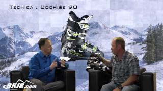 2014 Tecnica Cochise 90 Mens Ski Boot Overview by SKISCOM [upl. by Guod]