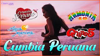 Cumbia Peruana Mix 2024 🍻 Aqua Marina Armonia 10 Grupo 5 Corazón Serrano  Mix Grandes Canciones [upl. by Adel]