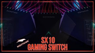 NETGEAR NIGHTHAWK Pro Gaming SX10 Switch Unboxing Review deutsch [upl. by Janene70]