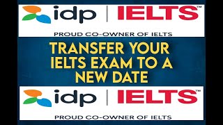 How to transfer ielts exam date Ielts2021  Ielts IDP  Ielts exam update today [upl. by Yatnuahs]