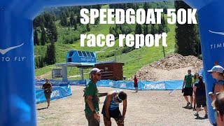 TRAINING FOR UTMB 17 My Speedgoat 2017 Race Report VLOG  Sage Running [upl. by Eneleoj]