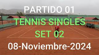 TDyMAS Tennis Singles  Set 02  08Noviembre2024 [upl. by Wyndham]