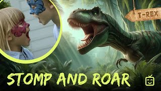 🎵 DINOSAUR SONG—Music Video 🦖 Stomp and Roar Dinosaurs for Toddlers and Kids 🦕 [upl. by Kilmarx345]