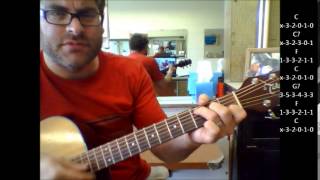 How to play quotKansas Cityquot by Fats Domino on acoustic guitar [upl. by Pas]