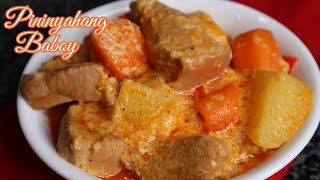 PININYAHANG BABOY  Pineapple Pork Recipe [upl. by Oilalue653]