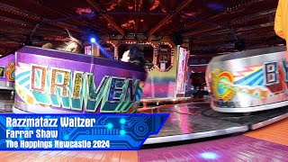 Razzmatazz Waltzer  Farrar Shaw  The Hoppings Newcastle 2024 [upl. by Horatia529]