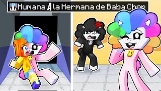 ¡De HUMANA a la HERMANA de BABA CHOPS en MINECRAFT [upl. by Dwight660]