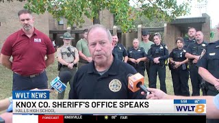 Knox County Sheriffs Office Knox County Schools speak after threats at Halls High School [upl. by Darrow]