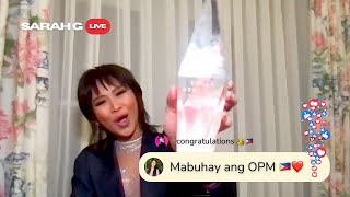 Sarah Geronimo LIVE Mabuhay ang OPM 🇵🇭❤️ [upl. by Dnamra988]