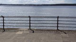 4K60FPSHIRES🚶The Mersey at the Britannia Inn Otterspool Promenade Saturday Easter Weekend 2024 [upl. by Lash110]