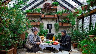 TRADITIONAL AZERBAIJANI BREAKFAST  Tandoori Bread and Eggs [upl. by Anaiviv542]