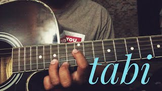 Tabi guitar cover intro  paraluman ft Kean [upl. by Einafets]