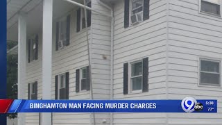 Binghamton man facing murder charges [upl. by Anilemrac]