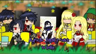 THE AGRICHE FAMILY REACT TO LEILIN PLEASE READ MY WARNING CAREFULLY THANK YOU [upl. by Dranyer]