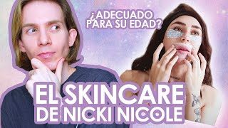 DERMATOLOGO reacciona al SKINCARE de NICKI NICOLE [upl. by Hardi109]