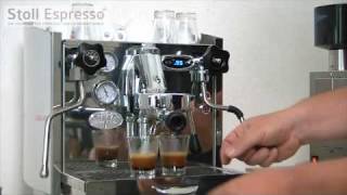 Stoll Espresso  Bezzera BB05 mit Timer und Izzo Alex Duetto in Aktion [upl. by Longo]