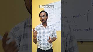 Electrolysis ka mast concept newsong physics physicsbook chemistry chemi [upl. by Ecinaj]