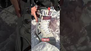 My snowboard boots this season are the Vans Hi Standard Pros snowboardgear snowboard [upl. by Agn59]