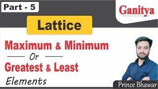 5 Greatest and Least Element of poset  Hasse Diagram  hindi  Lattice in discrete mathematics [upl. by Vasily]