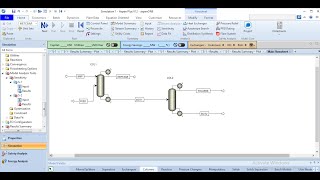 Sensitivity Analysis of Extractive Distillation Columns using Aspen Plus [upl. by Effy]