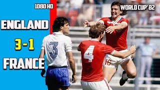 England vs France 3  1 Highlights All Goals World Cup 82 HD [upl. by Alleinad924]