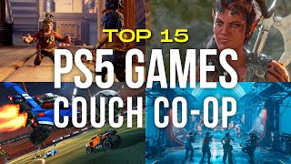 15 Best Couch CoOp Games On PS5  2 Player SplitScreen Games PART 1 [upl. by Lukey813]