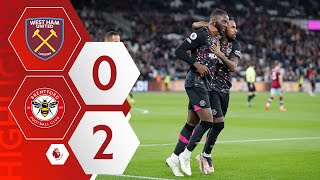 West Ham 02 Brentford  Toney amp Dasilva on target for the Bees 🔥  Premier League Highlights [upl. by Anik]