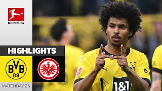 Adeyemi amp Co Turn Game Around  Dortmund  Frankfurt 31  Highlights  MD 26 – Bundesliga 2324 [upl. by Beesley]