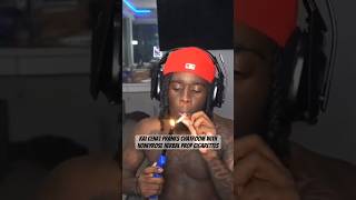 Kai Cenat Smoking Honeyrose Herbal Prop Cigarettes To Prank Twitch Chatroom herbal gamer reel [upl. by Enomas]