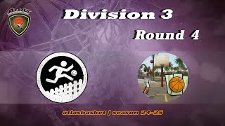 Atlasbasket  Div 3Round 4  ΜΓΚ vs SAN ANDREAS [upl. by Frymire373]