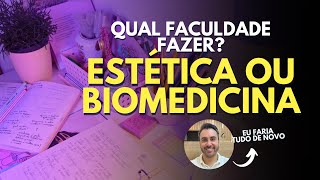 Faculdade de BIOMEDICINA VS ESTÉTICA  professorheitorcruz [upl. by Elad]