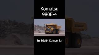 Komatsu 980E4  En Büyük Dev Kamyonlar EfsaneAraclar arabahikayeleri kamyonlar efsanearaclar [upl. by Atinoj]