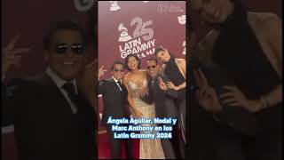 Nodal Angela Aguilar Marc Anthony y Nadia Ferreira Latin Grammy angelaaguilar nodal marcanthony [upl. by Agace]