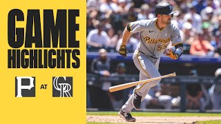 Delay tallies 3 RBI in Pirates Victory  Pirates vs Rockies Highlights 61624 [upl. by Atneciv]