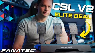 Fanatec CSL Elite V2 Pedals Review – Are They Worth It [upl. by Navonoj654]