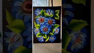 Blue Flowers with Orange Accent [upl. by Rabbi]