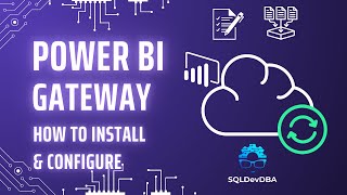 How to install configure and deploy a Power BI Data Gateway for automated Power BI Refreshes [upl. by Ylil365]