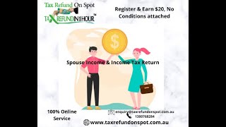 Spouse Income amp Income Tax Return 2021 ATO Mytax Return 2021 Download Lodge My Tax Return 2021 [upl. by Nac]