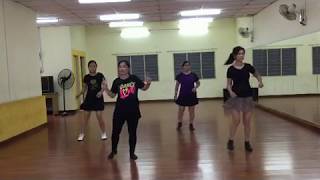 Party For Two Line DanceChen Ping Molly Yeoh amp Penny Tan October 2018 [upl. by Jedthus161]