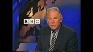 BBC Nine OClock News Announces Jill Dandos Death BBC 1999 [upl. by Nalak943]