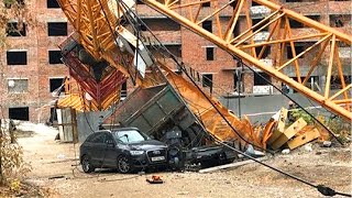 20 AMAZING Idiots Cranes Truck amp Car Driving Skills  Cranes Disaster Truck amp Car Fails 2024 [upl. by Ahsiekyt]