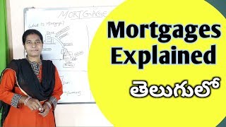 mortgage loan types of mortgages explained in telugu by advocate sowjanya hyderabad [upl. by Meeharb804]