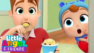 Johny Johny Yes Papa  Parents Version  Little Angel And Friends Kid Songs [upl. by Orel863]