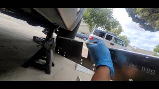 Honda Element How to install an Aerogenic Catalytic Coverter Cover theft protector [upl. by Elrem]