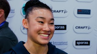 Leanne Wong USA Has Lost Count of Simone Biles’ Eponymous Skills [upl. by Ahsiekal]