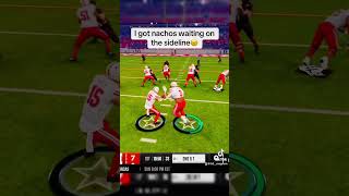 I GOT NACHOS WAITING ON THE SIDELINE🤣 trending viral ncaa25 collegefootball25 cfb25 shorts [upl. by Herv]