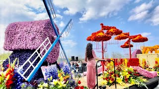 Keukenhof Flower Parade 2022  Keukenhof Gardens  Bloemencorso 2022 [upl. by Eleonore553]