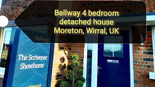 UK Properties Moreton Bellway Homes 4 bedroom new detached house [upl. by Maillliw]